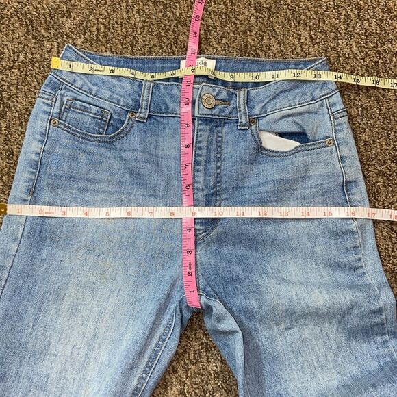 Mudd Blue Flare Wide Leg Jeans Size 7 - Picture 10 of 11